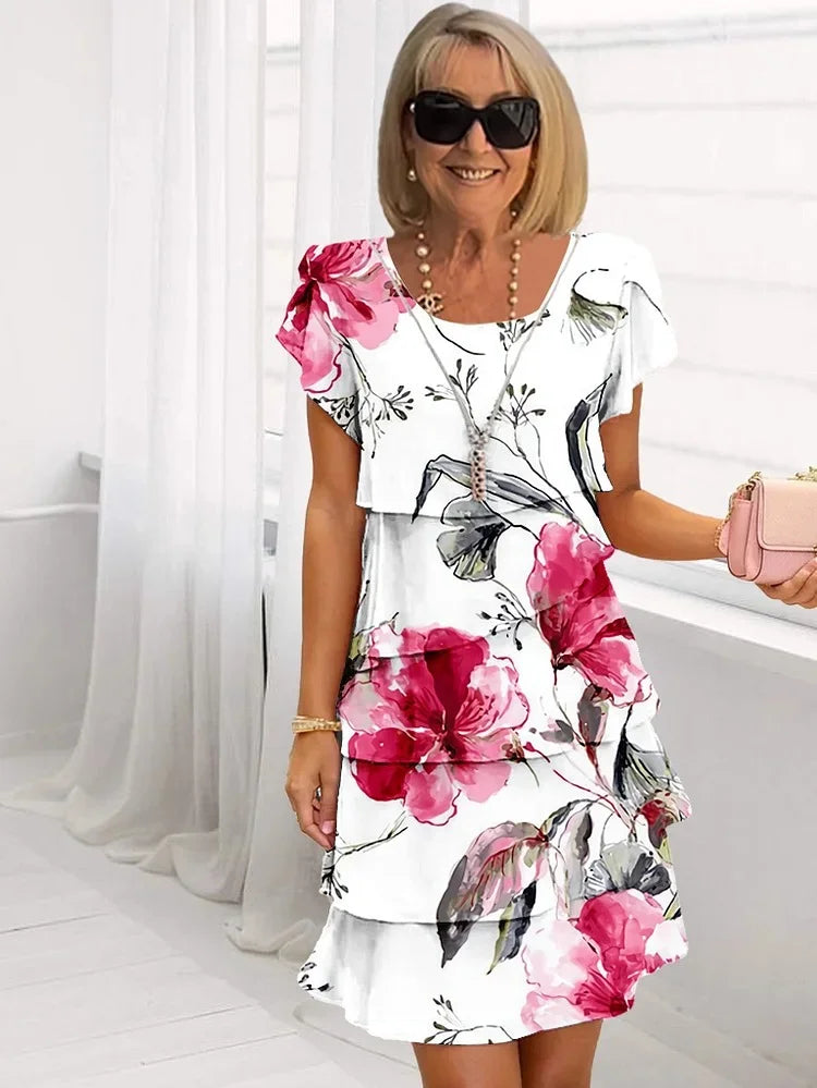 Suus - Ruffled Floral Dress