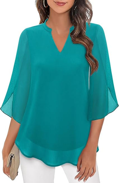 Fiona - Chic Layered Blouse