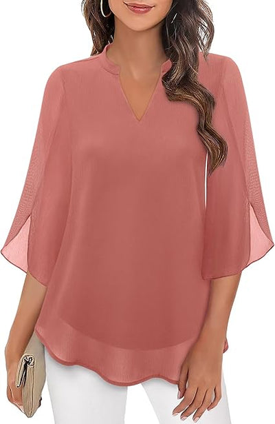 Fiona - Chic Layered Blouse