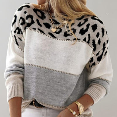 Olivia - Leopard Print Jumper