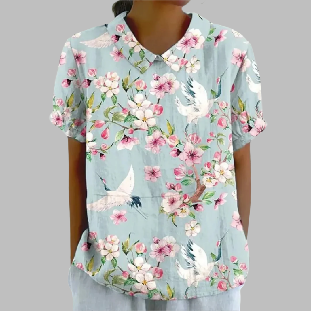 Darcy - Vintage Floral Blouse