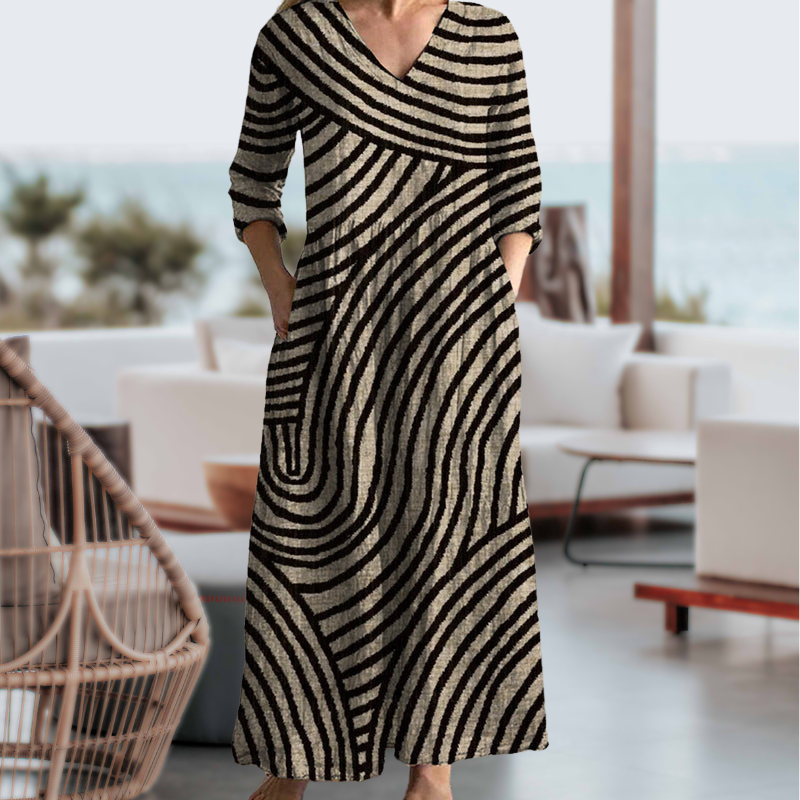 Celia - vintage striped dress