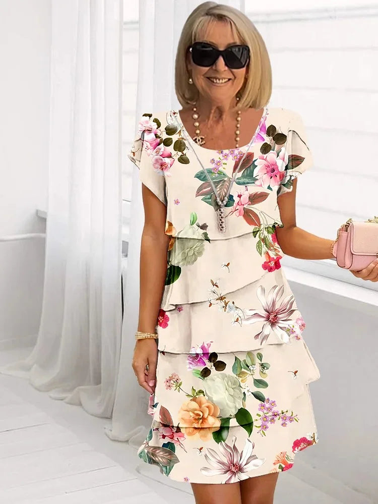 Suus - Ruffled Floral Dress