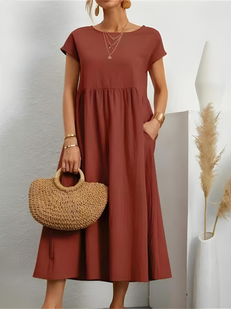 Melissa - Tummy-Covering Comfort Dress